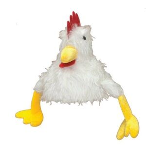 Elope Furry Farm Rooster Chicken Hat Adjuster Size Adult Plush Unisex